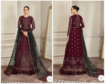 Pakistani Wedding Dress | Original Designer Zarif | Indian wedding dress | Indian Salwar Kameez for Women | Pakistani Salwar Kameez Wedding