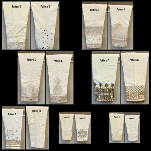 ivory silk cigarette pants