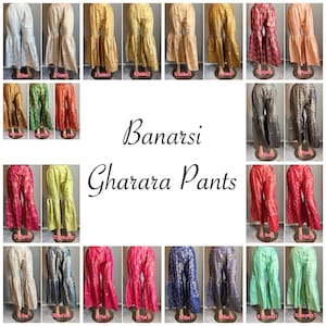 Pakistani Gharara Jamawar Pants Wedding Gharara Pakistani Trousers Banarsi Gharara Indian Pants