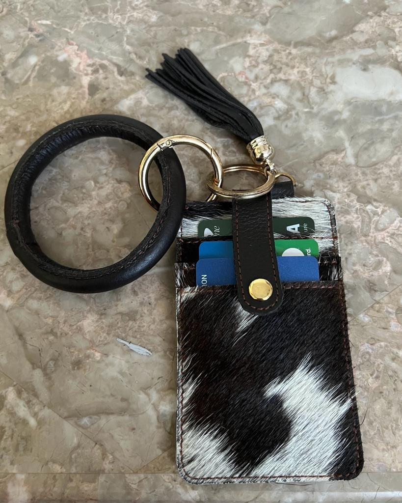 LV Keychain Wallet - Cowhide & Leather – Beaudin Designs