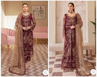 Pakistani salwar kameez suit | original Ramsha Chevron | Pakistani Wedding Dress | Indian Wedding dress