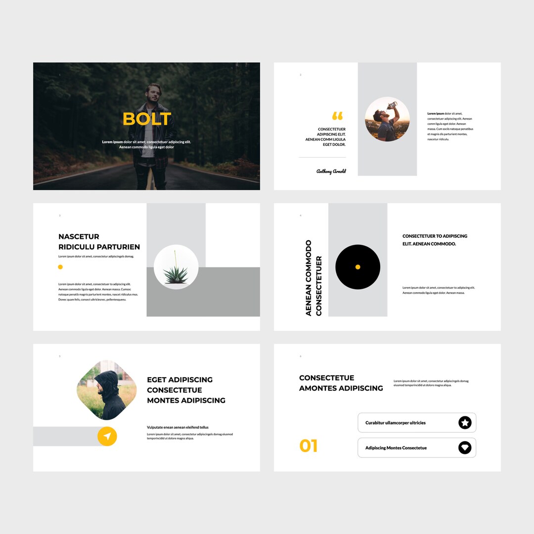 BOLT - Creative Presentation Template, Keynote, Powerpoint, Google ...