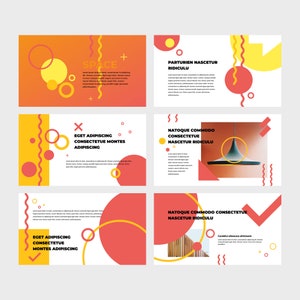 SPACE - Creative Presentation Template, Keynote, Powerpoint, Google Slides, Digital File, Instant Download