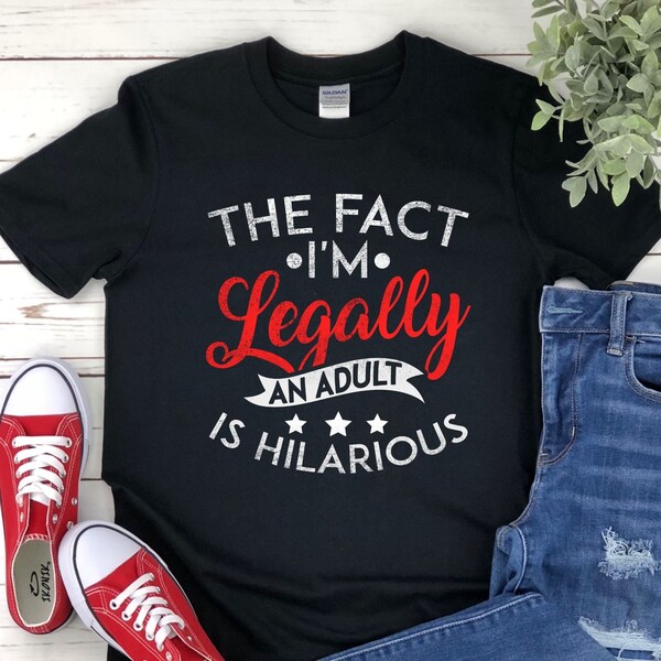 Funny 18th Birthday T Shirt - Etsy