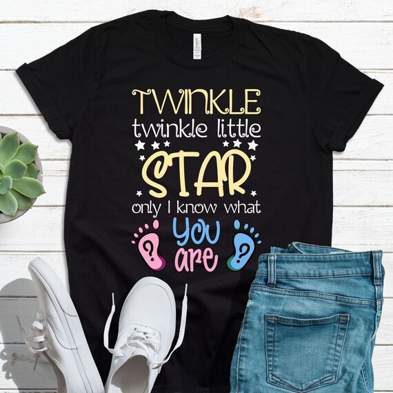Twinkle Twinkle Little Star Only I Know What You Are Gender | Etsy
