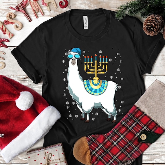 Llama hanukkah sweater sale