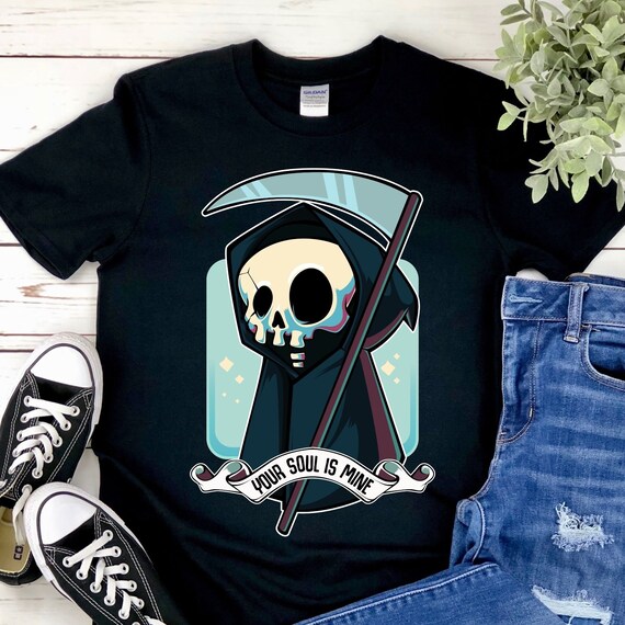 reaper death halloween gift shirt' Sticker