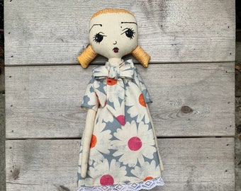 Hand Made Rag Doll Boudoir Doll Hand Made Rag Doll Boudoir Doll