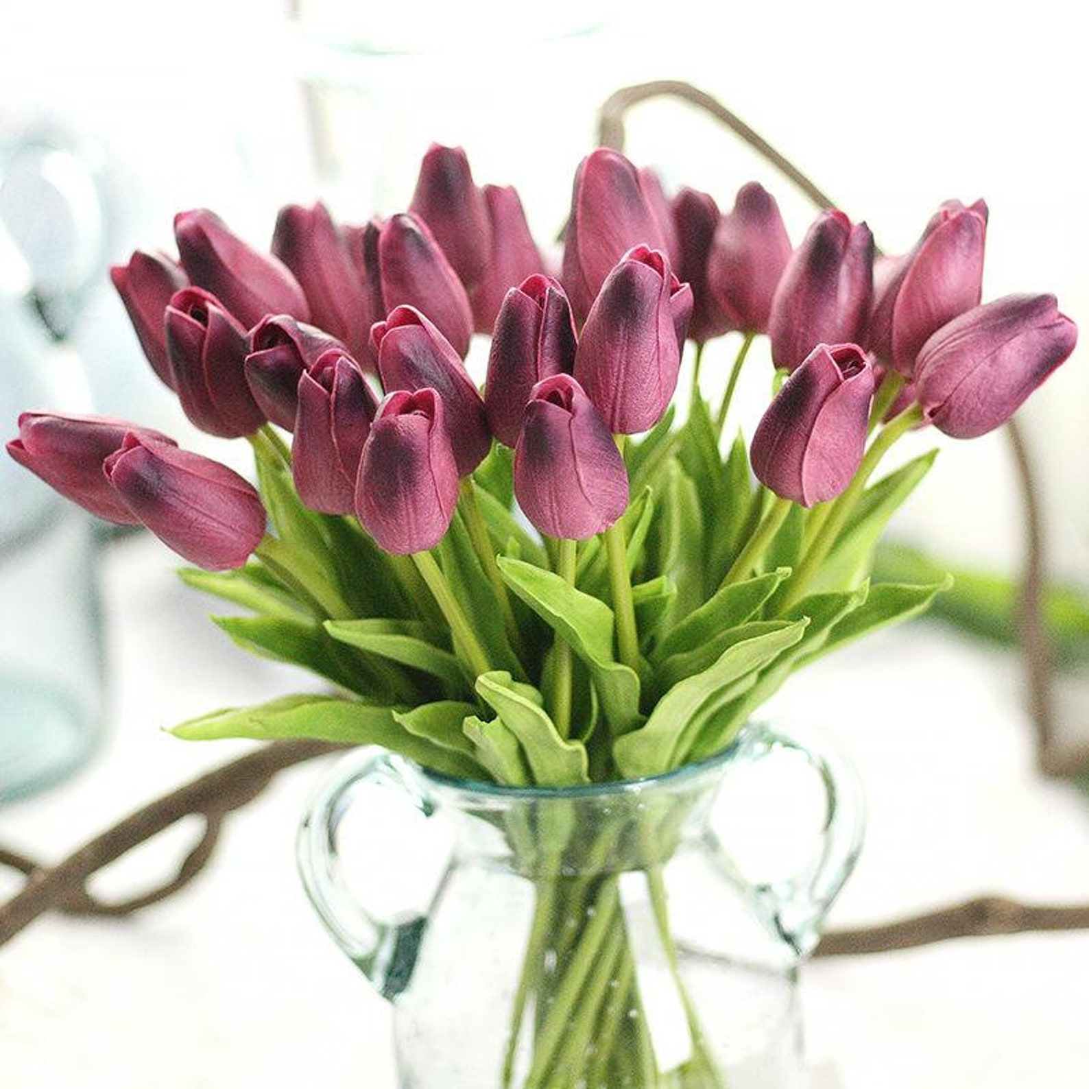 Beautiful 20pcs Artificial Tulip Tulip Centerpiece Flower Etsy