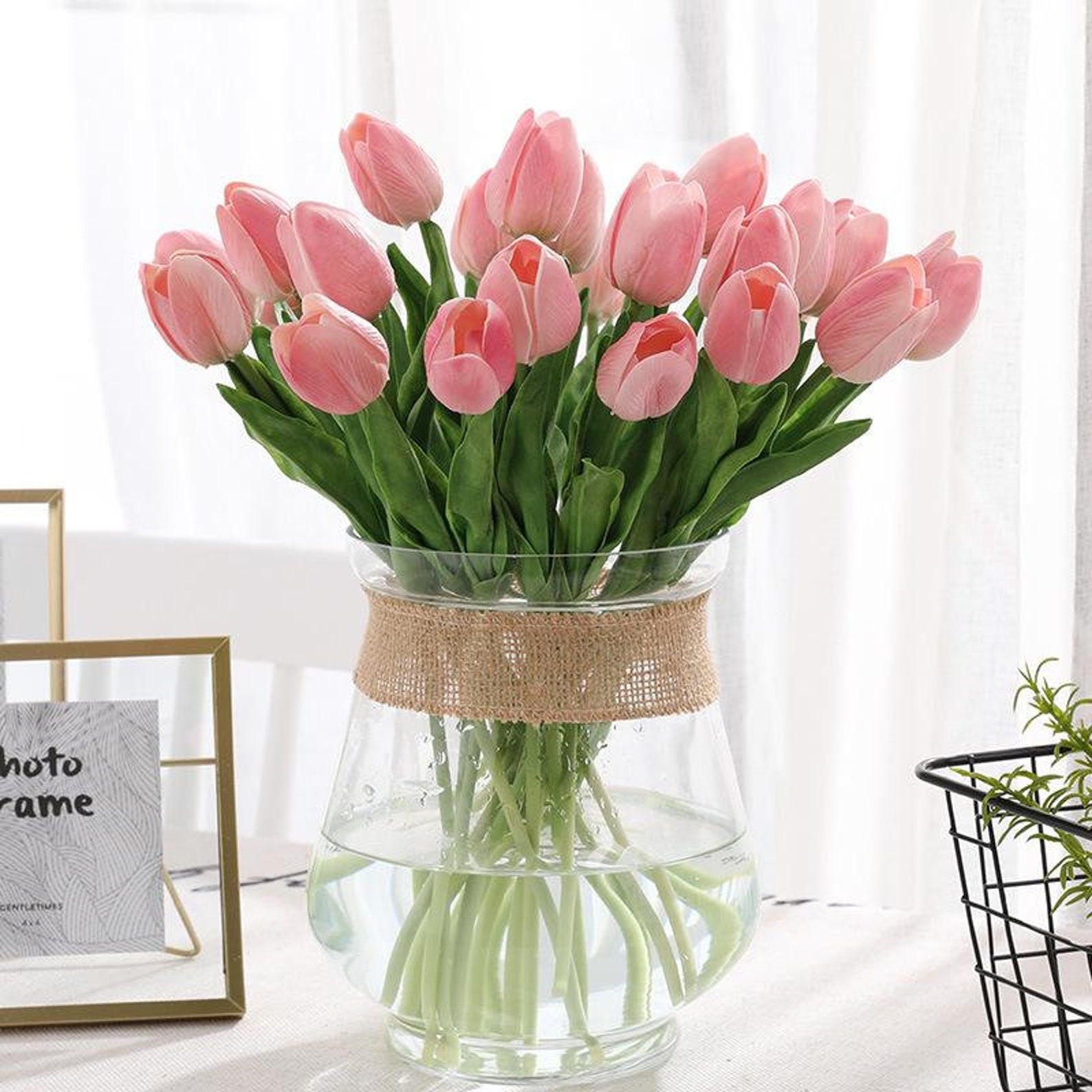Beautiful 20pcs Artificial Tulip Tulip Centerpiece Flower Etsy