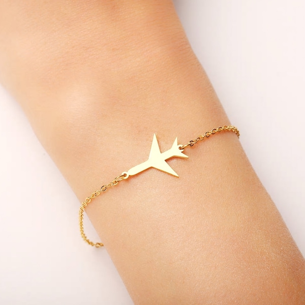 Air Bracelet Gold Plated Gold main image 0