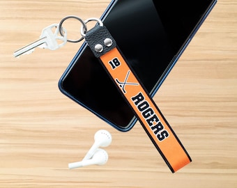 Hockey Keychain, Hockey Player Keychains, Ice Hockey Team Gifts, Personalized Hockey Gifts, Ice Hockey Keychain, Senior Night Gifts, Key Fob