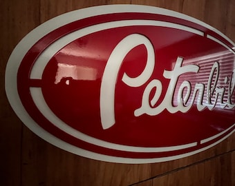 Peterbilt sign aluminum
