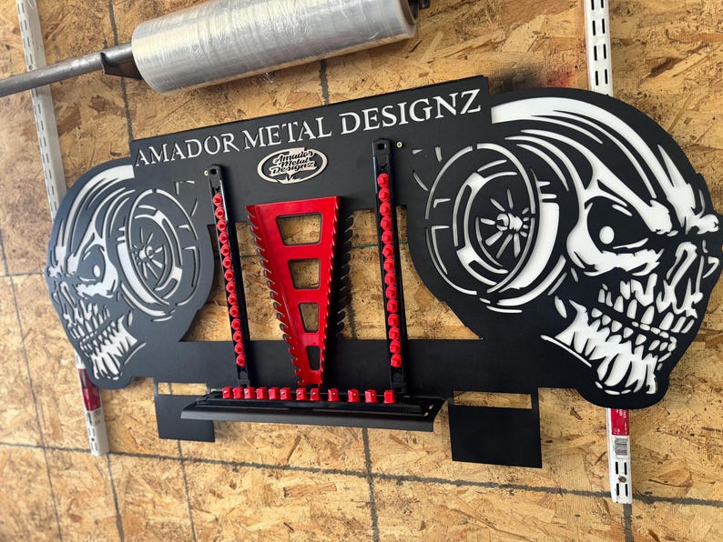 Metal Sign Organizer Rack (custom Name ) - Etsy