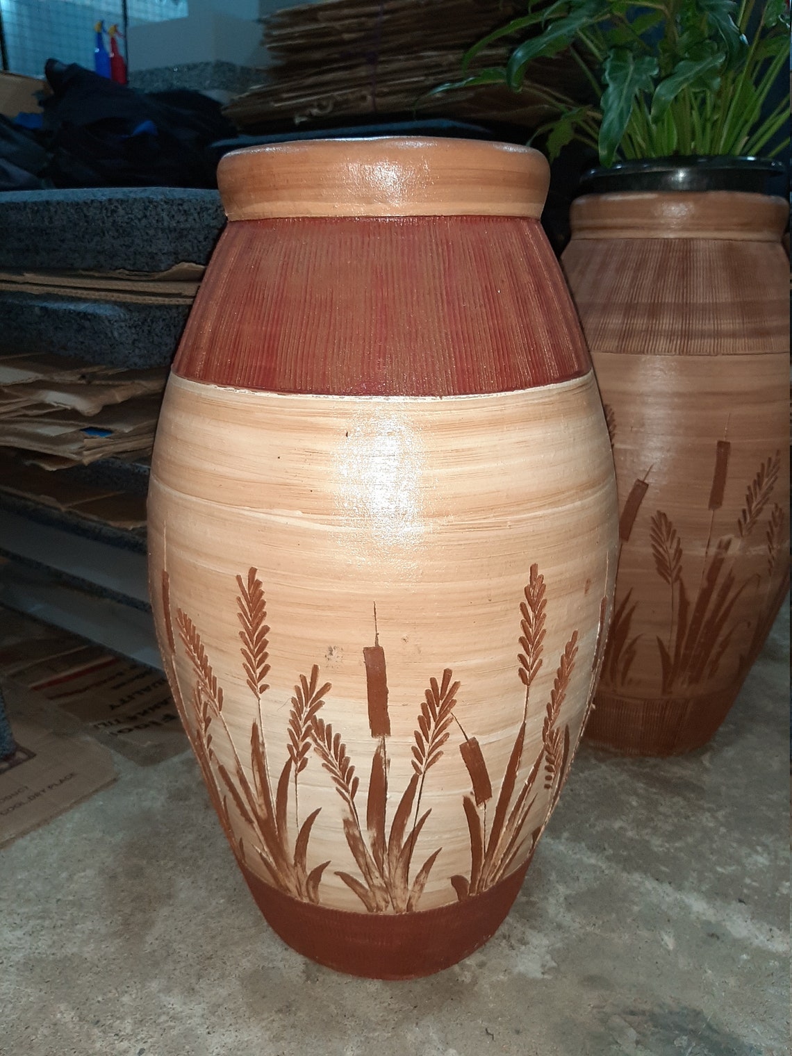 Hand Crafted Clay Vass Vintage Mold Clay Vessel Sri Lankan Etsy UK