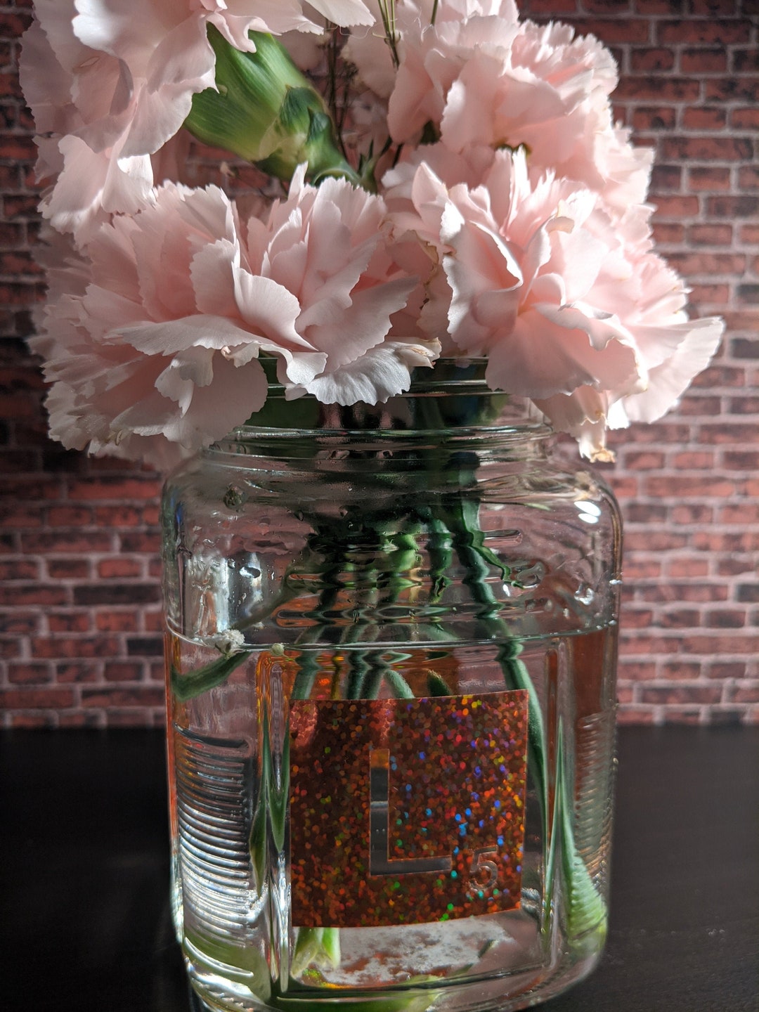 LOVE Scrabble Decal Can Be With or Without Flower Vase Etsy