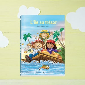 Personalized children's book Treasure Island made in France A great adventure in which your child is the hero On board image 3