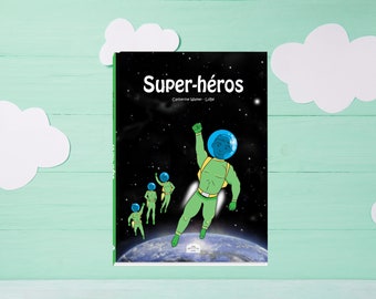Personalized Superhero Comic Book - Custom Kids Story - Superhero Adventure - Unique Birthday Gift -superhero gift for children