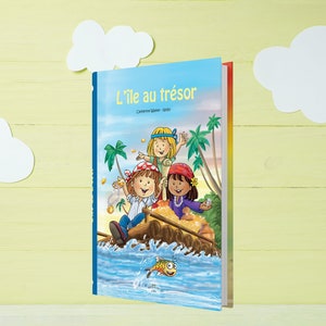 Personalized children's book Treasure Island made in France A great adventure in which your child is the hero On board image 2