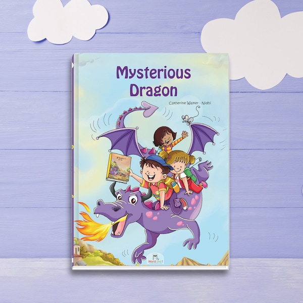 Personalized book on Dragons, The Mysterious Dragon, Story Book for children, toddlers, birthday, gift book, godparent gift, grandchild