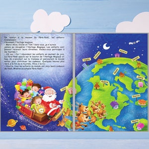 La Mia Avventura di Natale Un libro di Natale personalizzato per un regalo unico e magico Prodotto francese immagine 4