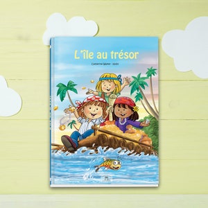 Gepersonaliseerd kinderboek Treasure Island made in France Een geweldig avontuur waarin jouw kind de held is Aan boord afbeelding 1