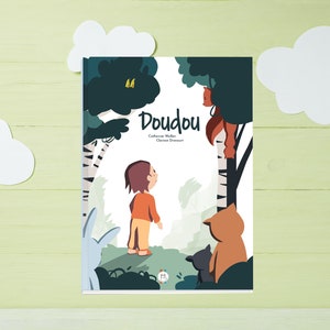 Doudou un beau livre enfant personnalisé avec son doudou préféré fabrication française image 1