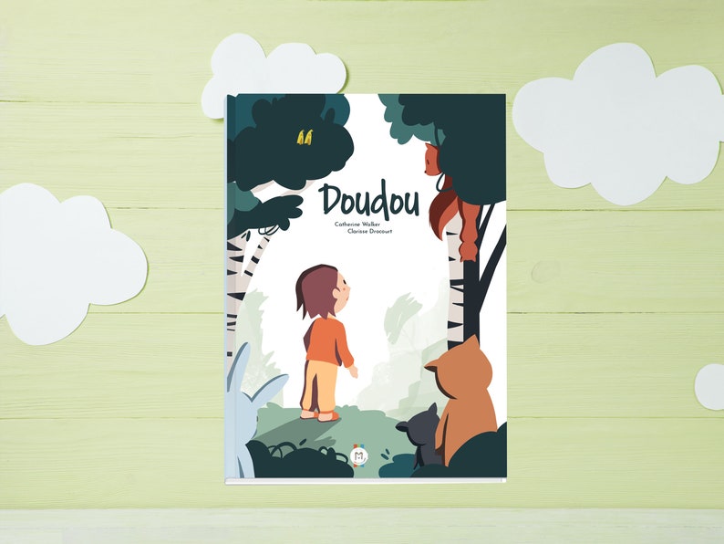 Doudou un beau livre enfant personnalisé avec son doudou préféré fabrication française image 1