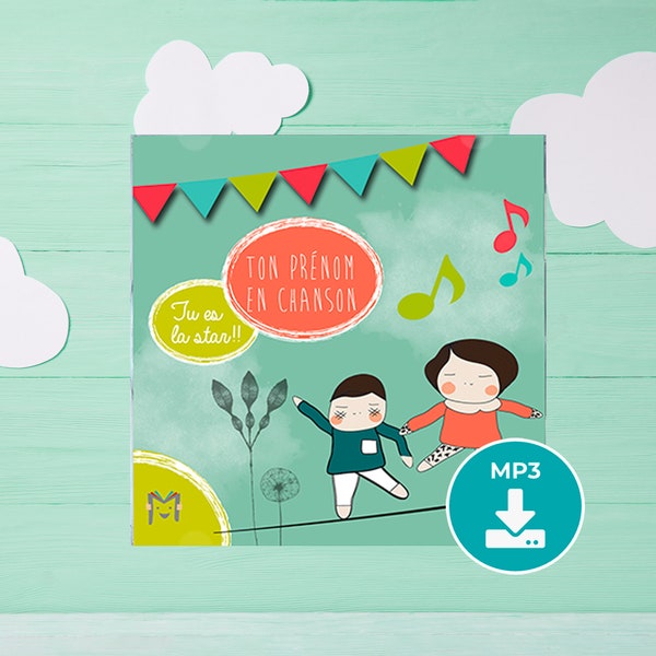 Digitaler Download | Personalisierte Lieder für Kinder MP3-Download | Personalisiertes Kinderreimalbum für Kinder