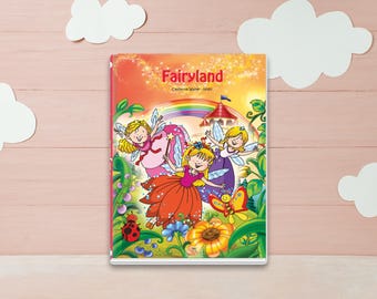 Personalized Fairy Book - Custom Story for Girls - Magical Fairyland Adventure -  FairyTale Birthday Gift - Personalized Gift for Girls