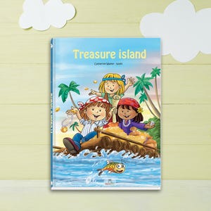 Personalized Pirate Adventure Book - Custom Kids Story - Treasure Island Gift - Personalized Storybook on Pirates & Treasures
