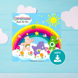 Digital Download | personalized songs for children the Care Bears | Personalized baby nursery rhyme