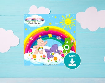 Digital Download | personalized songs for children the Care Bears | Personalized baby nursery rhyme