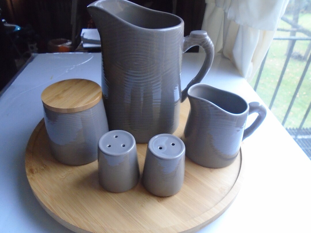 New Temptations Lazy Susan Sugar Bowl Creamer Pitcher and Etsy