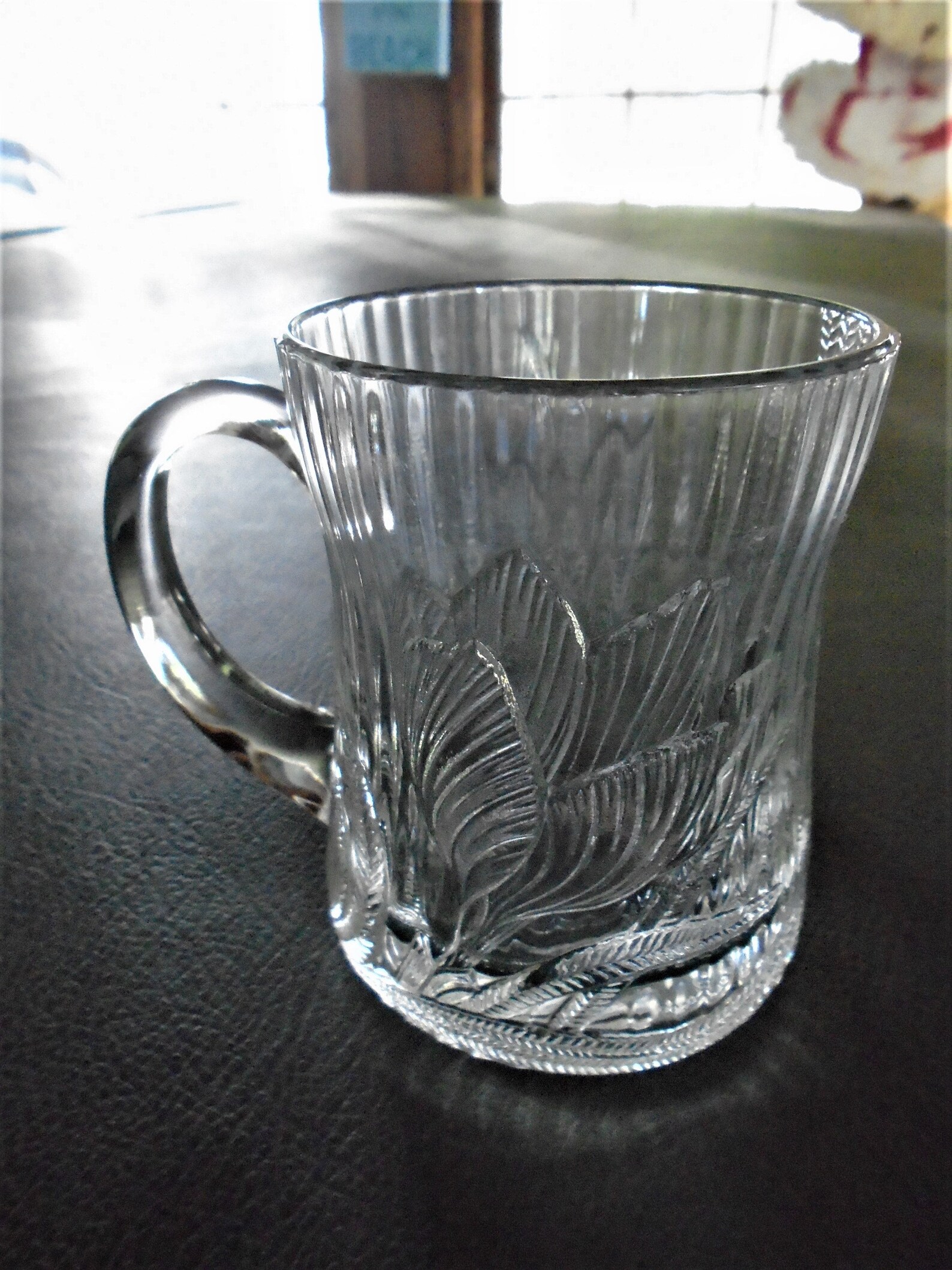 12 Arcoroc Canterbury Crocus Glass Coffee Mug Cups Etsy