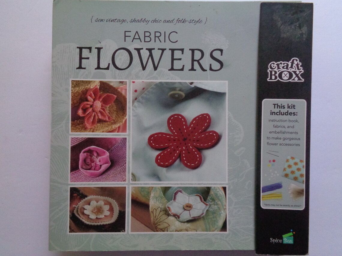New Fabric Flower Making Kit Etsy