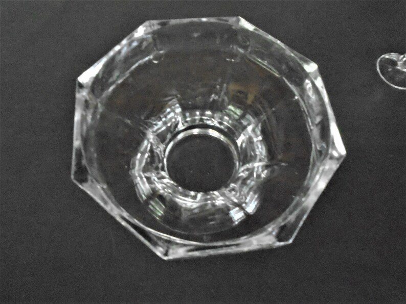 Vintage Crystal Punch Bowl Stand or Base Etsy