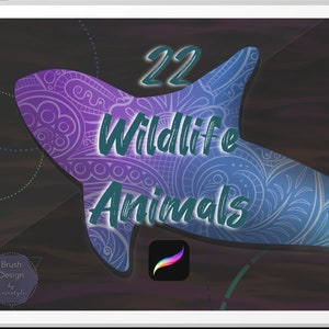 Wildlife Animals Stampset for Procreate