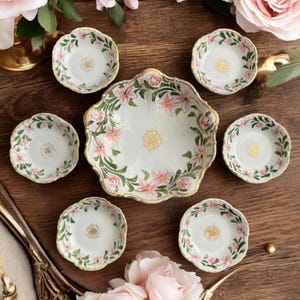 Antique Nippon Berry Bowl Set