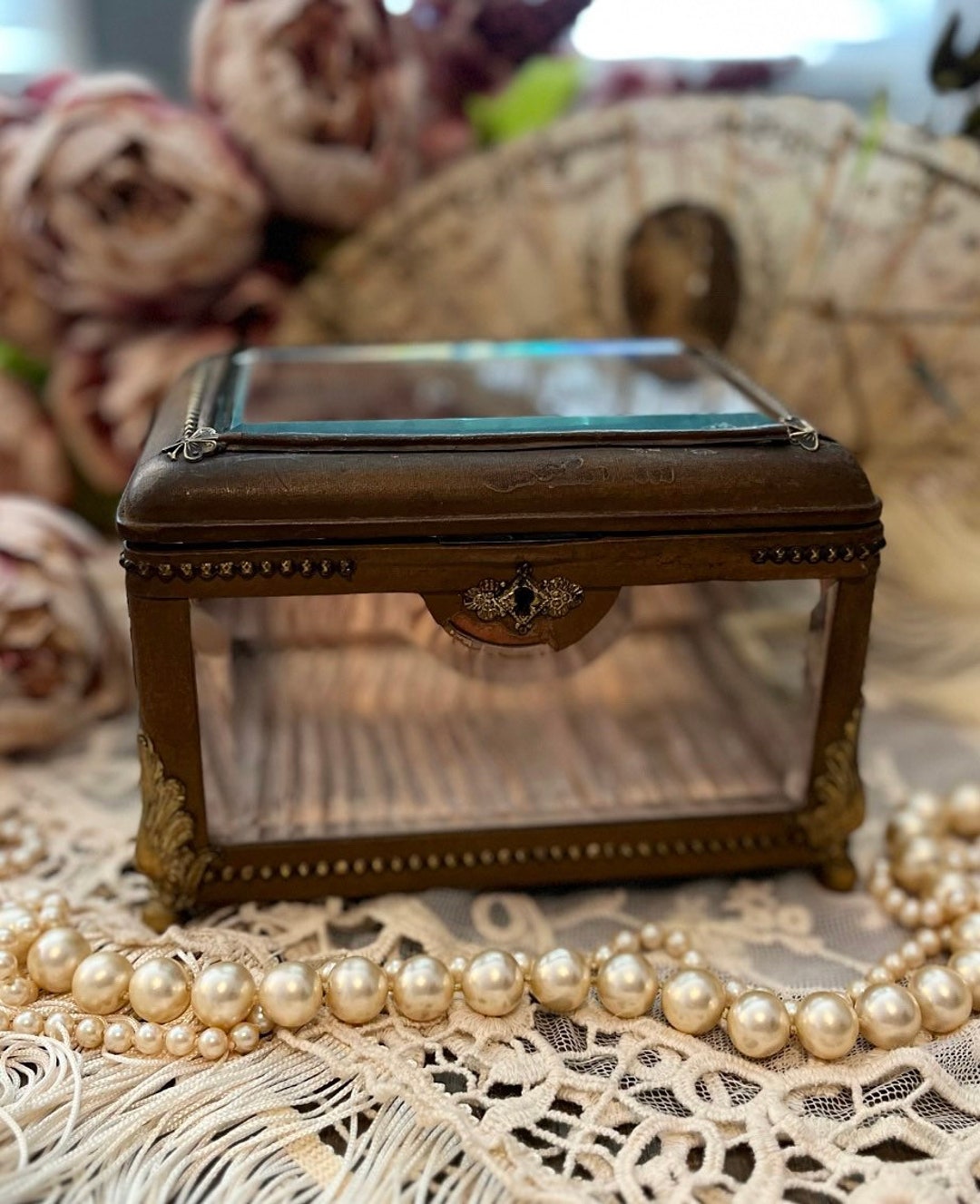 Rare Victorian Jewelry Casket Etsy
