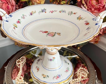Rare Antique German Pedestal Compote
