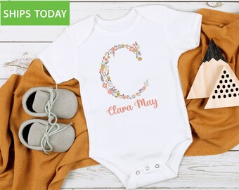 monogram baby clothes