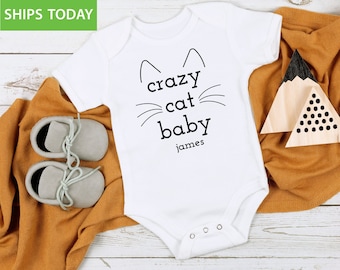 Go Away Come Back with Beer cat Baby Onesies Romper Long Sleeve Natural Organic Cotton Unisex 