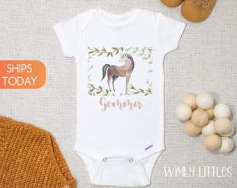 baby boy clothes with horses