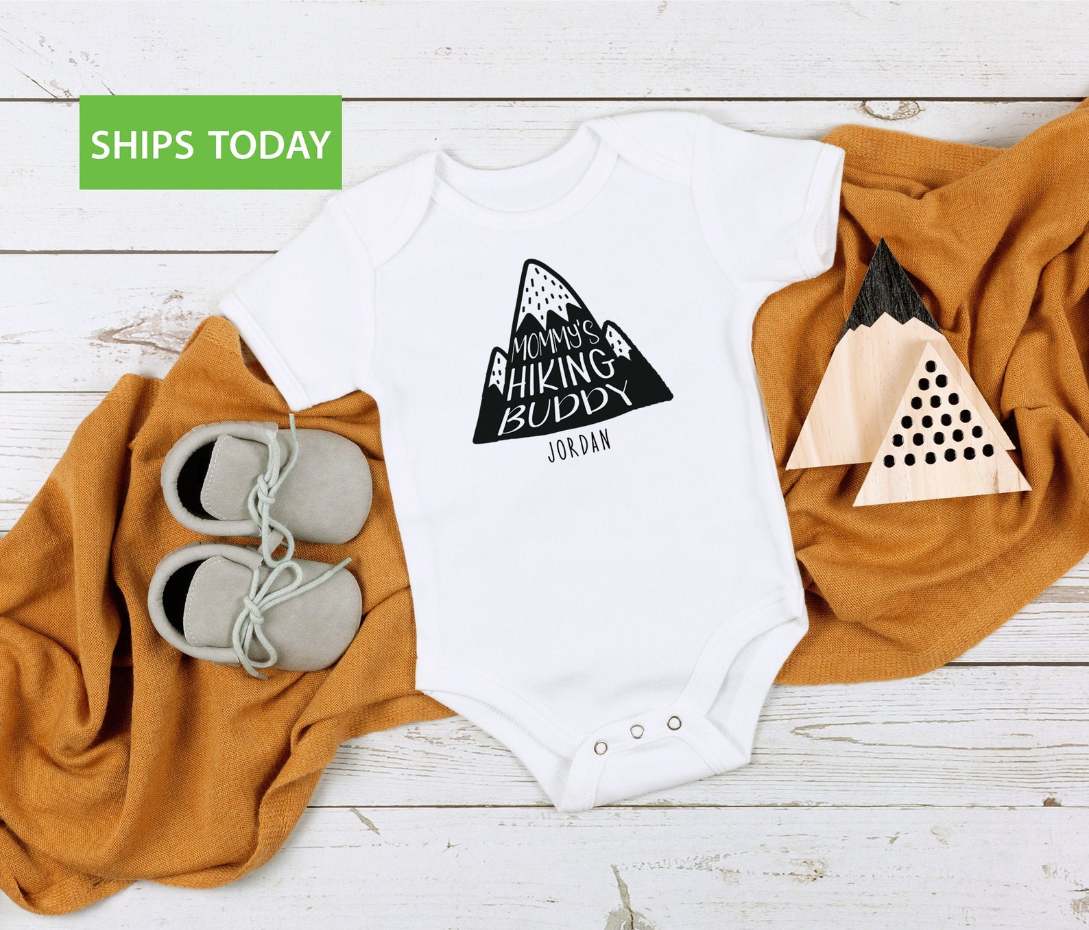 Mommy's Hiking Buddy Baby Onesie® Mommy's Hiking Buddy Etsy