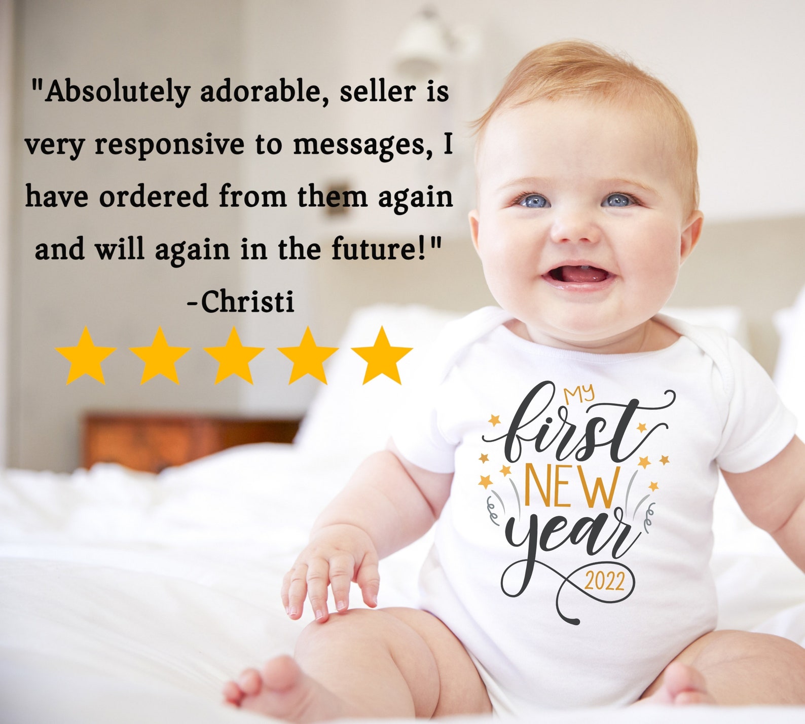 My First New Years Onesie® Baby Gift Cute Baby Clothes New Etsy