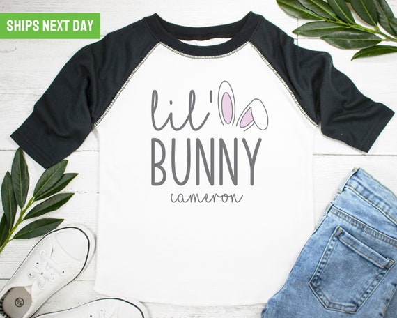 Lil Bunny Toddler Tee Cute Easter 