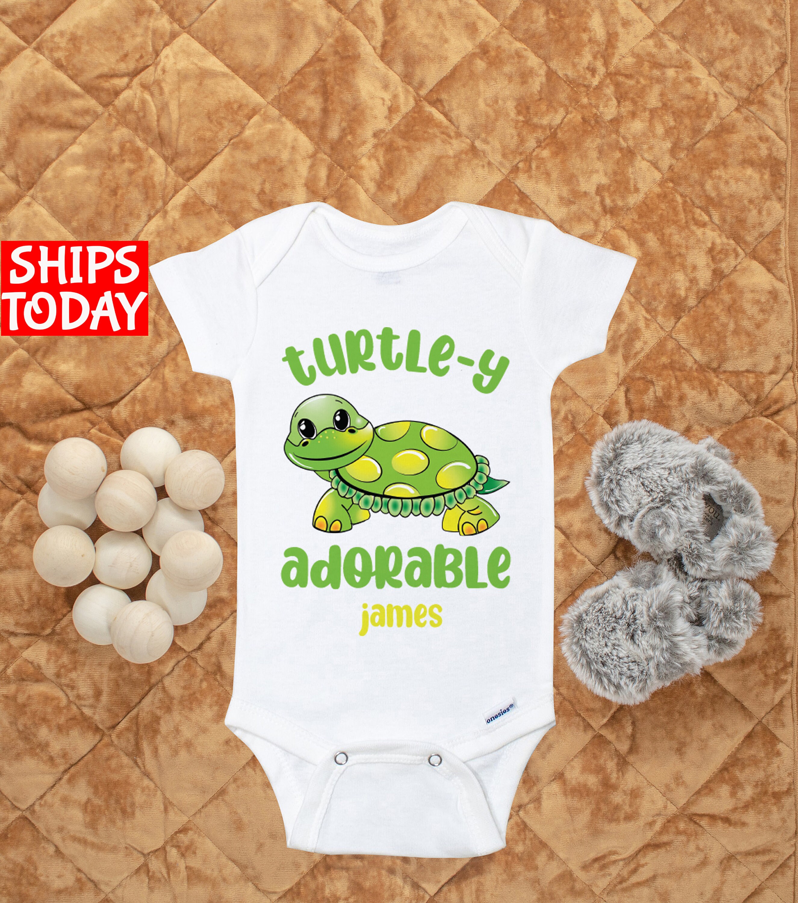 Turtle Onesie® Baby Boy or Girl Funny Turtle Baby Clothes Etsy