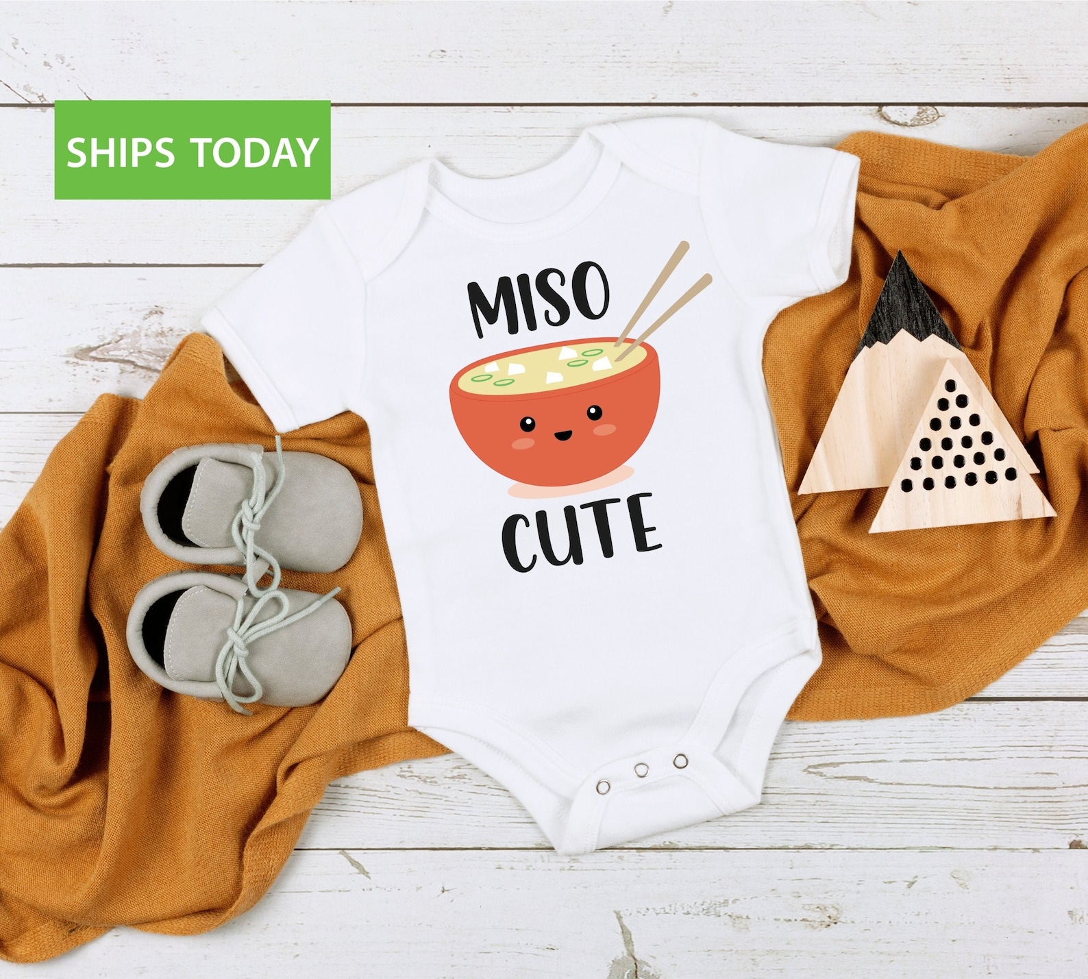 Miso Cute Onesie® Baby Gift Cute Baby Clothes Miso Cute Etsy