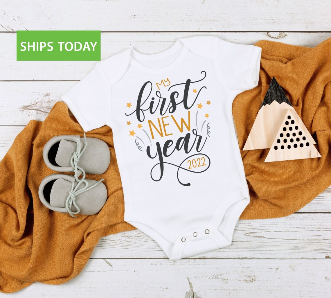 My First New Years Onesie® Baby Gift Cute Baby Clothes New Etsy